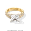 Thumbnail Image 5 of 4-1/2 CT. T.W. Princess-Cut Certified Lab-Grown Diamond Split Shank Engagement Ring in 14K Gold (F/SI2)
