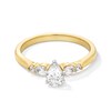 Thumbnail Image 1 of 5/8 CT. T.W. Multi-Shaped Diamond Five Stone Engagement Ring in 10K Gold