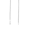 Thumbnail Image 3 of 2.5mm Silk Rope™ Chain Necklace in Solid 14K White Gold - 18"