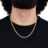 Thumbnail Image 3 of 4.5mm Silk Rope™ Chain Necklace in Solid 14K Gold - 22"