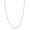 Thumbnail Image 1 of 3.0mm Silk Rope™ Chain Necklace in Solid 14K White Gold - 24"