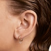 Thumbnail Image 2 of PDPAOLA™ at Zales Lab-Grown Diamond Accent Circle Single Hoop Earring in 18K Gold