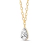 Thumbnail Image 2 of PDPAOLA™ at Zales 1/20 CT. T.W. Lab-Grown Multi-Diamond Teardrop Pendant in 18K Gold - 19.5"