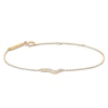 Thumbnail Image 2 of PDPAOLA™ at Zales 1/8 CT. T.W. Lab-Grown Diamond Wave Bracelet in 18K Gold