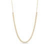Thumbnail Image 1 of 1-1/2 CT. T.W. Certified Lab-Grown Diamond Bubbles Line Necklace in 10K Gold (I/SI2)