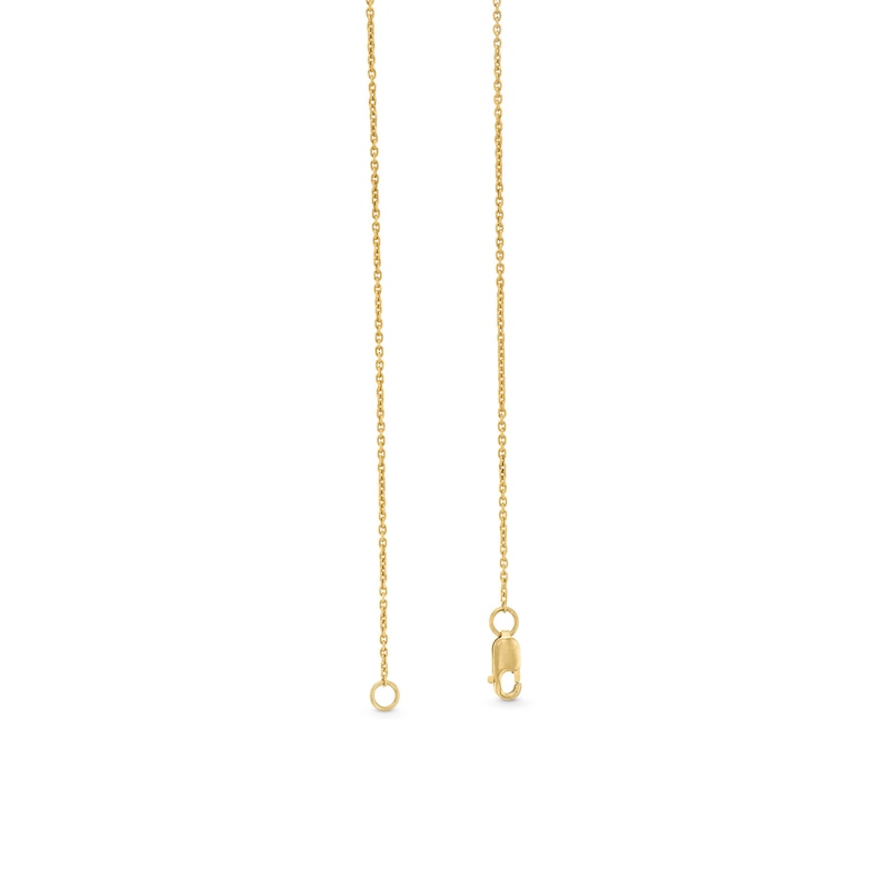 Main Image 3 of 1-1/2 CT. T.W. Certified Lab-Grown Diamond Bubbles Line Necklace in 10K Gold (I/SI2)