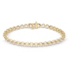 Thumbnail Image 1 of 7 CT. T.W. Certified Lab-Grown Diamond Bubbles Tennis Bracelet in 10K Gold (I/SI2) - 7.25"