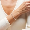 Thumbnail Image 2 of 7 CT. T.W. Certified Lab-Grown Diamond Bubbles Tennis Bracelet in 10K Gold (I/SI2) - 7.25"
