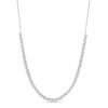 Thumbnail Image 1 of 1-1/2 CT. T.W. Certified Lab-Grown Diamond Bubbles Line Necklace in 10K White Gold (I/SI2)
