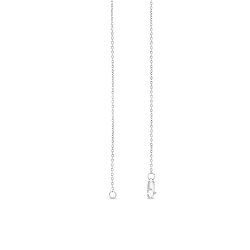 Main Image 3 of 1-1/2 CT. T.W. Certified Lab-Grown Diamond Bubbles Line Necklace in 10K White Gold (I/SI2)