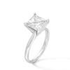 Thumbnail Image 3 of 3 CT. Princess-Cut Certified Lab-Grown Diamond Solitaire Engagement Ring in 14K White Gold (F/VS2)
