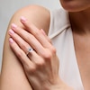 Thumbnail Image 2 of 3 CT. Oval Certified Lab-Grown Diamond Solitaire Engagement Ring in 14K White Gold (F/VS2)