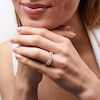 Thumbnail Image 2 of 2 CT. T.W. Emerald-Cut Certified Lab-Grown Diamond Seven Stone Anniversary Band in 14K Gold (F/SI2)