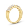 Thumbnail Image 3 of 2 CT. T.W. Emerald-Cut Certified Lab-Grown Diamond Seven Stone Anniversary Band in 14K Gold (F/SI2)