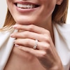 Thumbnail Image 2 of 2 CT. T.W. Oval Certified Lab-Grown Diamond Seven Stone Anniversary Band in 14K Gold (F/SI2)