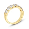 Thumbnail Image 3 of 2 CT. T.W. Oval Certified Lab-Grown Diamond Seven Stone Anniversary Band in 14K Gold (F/SI2)