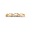 Thumbnail Image 4 of 1/15 CT. T.W. Diamond Double Twist Stackable Anniversary Band in 10K Gold