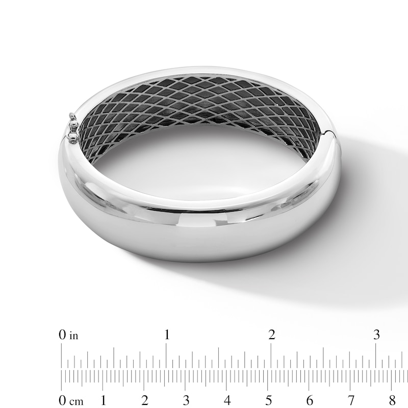 Main Image 3 of 18.0mm Tube Bangle in Hollow Sterling Silver