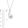 Thumbnail Image 3 of Teardrop Pendant in Solid Sterling Silver