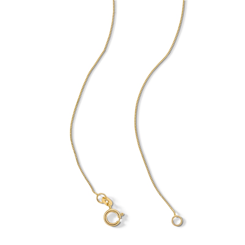 Main Image 3 of Circle Bar Pendant in Hollow 14K Gold