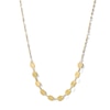 Thumbnail Image 1 of Oval Large and Small Mirror Chain Necklace in Solid 14K Gold - 18"