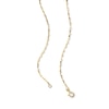 Thumbnail Image 3 of Oval Large and Small Mirror Chain Necklace in Solid 14K Gold - 18"