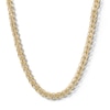 Thumbnail Image 1 of 8.9mm Circle Arrow Link Chain Necklace in Hollow 10K Gold