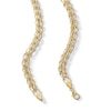 Thumbnail Image 3 of 8.9mm Circle Arrow Link Chain Necklace in Hollow 10K Gold