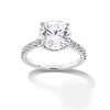 Thumbnail Image 1 of 4-1/2 CT. T.W. Certified Lab-Grown Diamond Hidden Frame Engagement Ring in 14K White Gold (F/VS2)