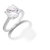 Thumbnail Image 3 of 4-1/2 CT. T.W. Certified Lab-Grown Diamond Hidden Frame Engagement Ring in 14K White Gold (F/VS2)
