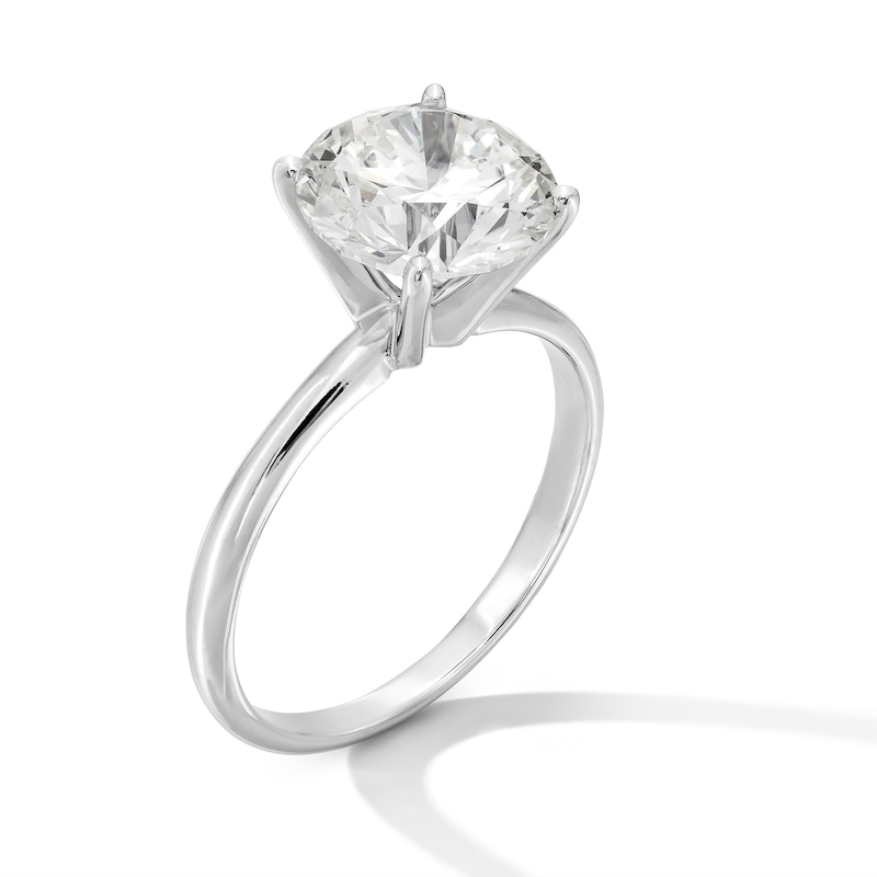 Main Image 3 of 3 CT. Certified Lab-Grown Diamond Solitaire Engagement Ring in 14K White Gold (F/VS2)