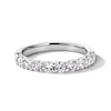 Thumbnail Image 1 of 1 CT. T.W. Certified Lab-Grown Diamond Ten Stone Anniversary Band in 14K White Gold (F/VS2)