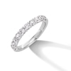 Thumbnail Image 3 of 1 CT. T.W. Certified Lab-Grown Diamond Ten Stone Anniversary Band in 14K White Gold (F/VS2)