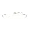 Thumbnail Image 1 of 1/2 CT. T.W. Lab-Grown Diamond Bubbles Line Bolo Bracelet in Sterling Silver - 9.0"
