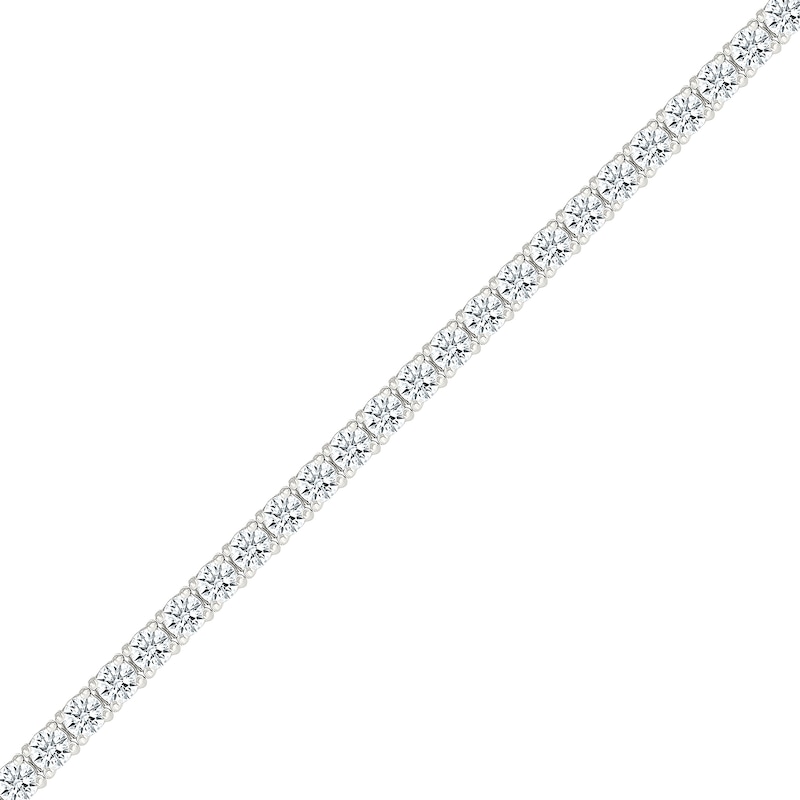 Main Image 1 of 3 CT. T.W. Lab-Grown Diamond Tennis Bracelet in Sterling Silver