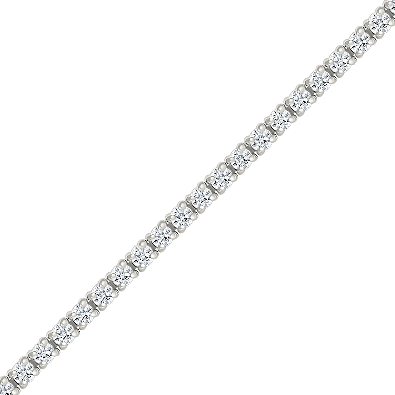 Main Image 1 of 2 CT. T.W. Lab-Grown Diamond Tennis Bracelet in Sterling Silver