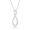 Thumbnail Image 1 of 1/2 CT. T.W. Journey Lab-Grown Diamond Infinity Pendant in Sterling Silver