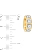 Thumbnail Image 3 of 3/4 CT. T.W. Certified Lab-Grown Diamond Four Stone Hoop Earrings in 10K Gold (F/SI2)