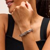 Thumbnail Image 2 of 10.5mm Oval Rolo Chain Bracelet in Hollow Sterling Silver - 8.0”