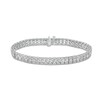 Thumbnail Image 1 of 8 CT. T.W. Certified Lab-Grown Diamond Triple Row Bracelet in 10K White Gold (I/SI2)