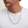 Thumbnail Image 2 of 5.0mm Rope Chain Necklace in Solid Stainless Steel - 24"