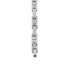 Thumbnail Image 3 of 1/4 CT. T.W. Diamond Byzantine Link Bracelet in Stainless Steel - 8.5"