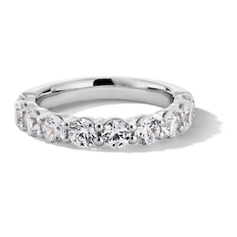 2 CT. T.W. Certified Lab-Grown Diamond Ten Stone Anniversary Band in 14K White Gold (F/VS2)