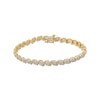 Thumbnail Image 1 of 1-1/2 CT. T.W. Multi-Diamond "S" Link Tennis Bracelet in 10K Gold