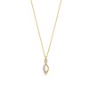 Thumbnail Image 1 of 1/4 CT. T.W. Journey Diamond Infinity Twist Pendant in 10K Gold