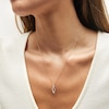 Thumbnail Image 2 of 1/4 CT. T.W. Journey Diamond Infinity Twist Pendant in 10K Gold