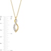 Thumbnail Image 3 of 1/4 CT. T.W. Journey Diamond Infinity Twist Pendant in 10K Gold