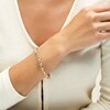 Thumbnail Image 2 of 1 CT. T.W. Diamond and Polished Twist Link Bracelet in 10K Gold - 7.25"