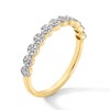 Thumbnail Image 3 of 1/5 CT. T.W. Multi-Diamond Eleven Stone Stackable Anniversary Band in 10K Gold