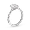Thumbnail Image 3 of 1-3/4 CT. T.W. Emerald-Cut Certified Lab-Grown Diamond Bezel-Set Engagement Ring in 14K White Gold (F/VS2)